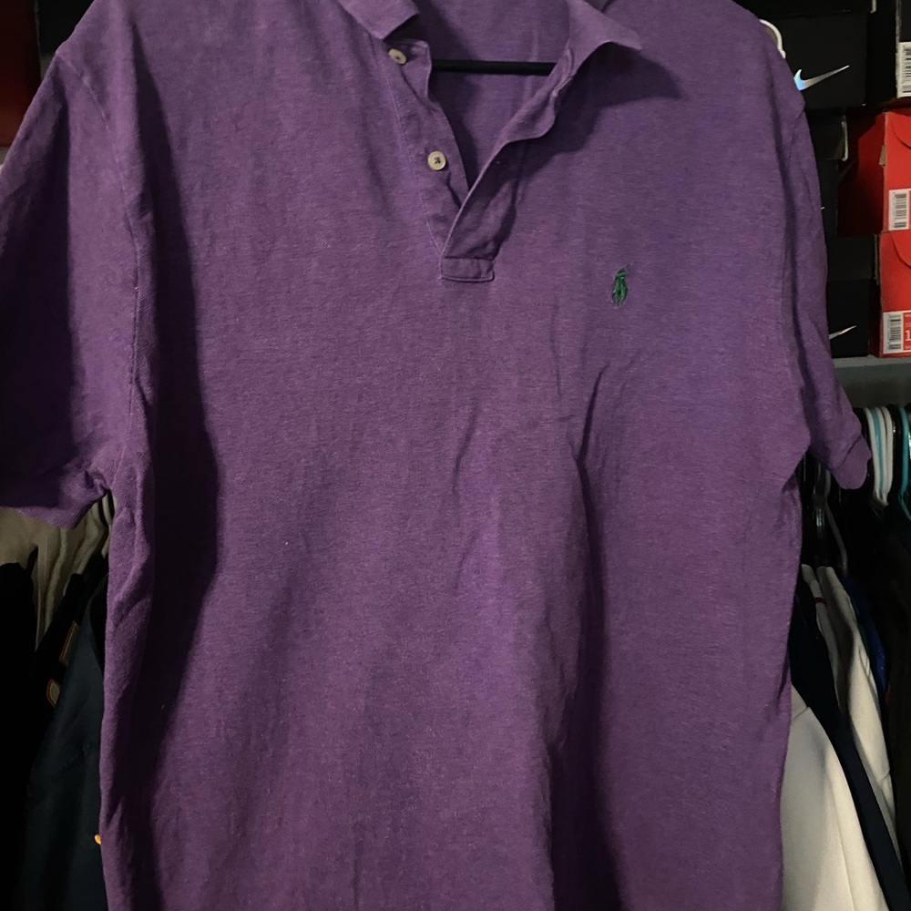 Ralph Lauren Polo Purple Polo Shirt for Men